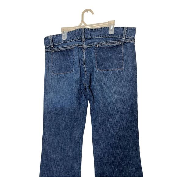 Vintage Old Navy Y2K Flare Mid Rise Jeans Size 10 - Picture 5 of 6